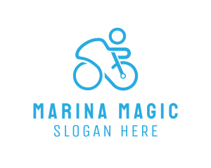 Bicycle Bike Cyclist logo design