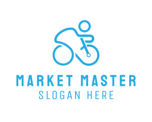 Bicycle Bike Cyclist logo design