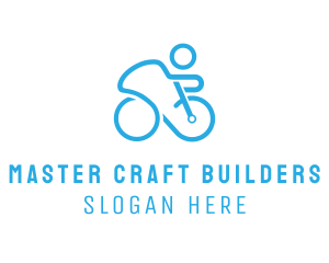 Bicycle Bike Cyclist logo design