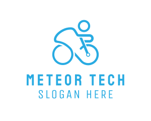 Bicycle Bike Cyclist logo design