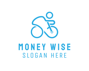 Bicycle Bike Cyclist logo design