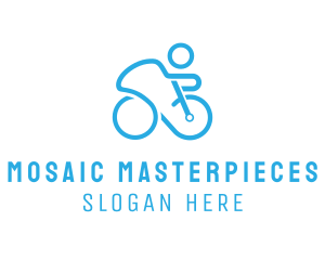 Bicycle Bike Cyclist logo design