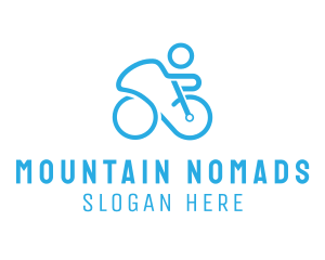 Bicycle Bike Cyclist logo design