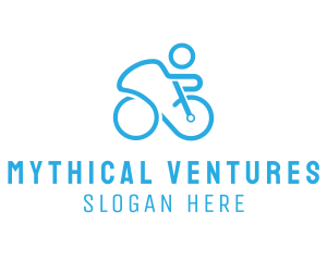 Bicycle Bike Cyclist logo design