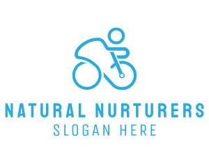 Bicycle Bike Cyclist logo design