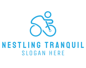 Bicycle Bike Cyclist logo design