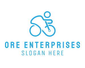 Bicycle Bike Cyclist logo design