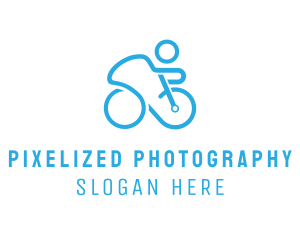 Bicycle Bike Cyclist logo design