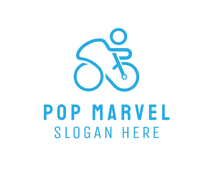 Bicycle Bike Cyclist logo design