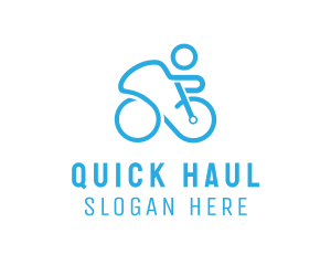 Bicycle Bike Cyclist logo design