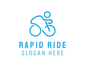 Bicycle Bike Cyclist logo design