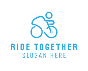 Bicycle Bike Cyclist logo design