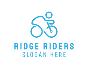 Bicycle Bike Cyclist logo design