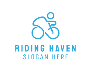 Bicycle Bike Cyclist logo design