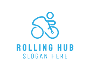 Bicycle Bike Cyclist logo design