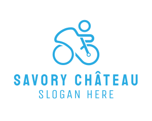 Bicycle Bike Cyclist logo design