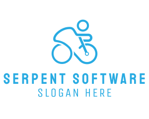 Bicycle Bike Cyclist logo design