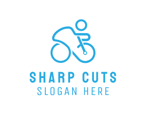 Bicycle Bike Cyclist logo design