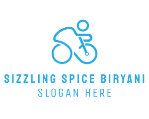 Bicycle Bike Cyclist logo design