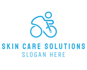 Bicycle Bike Cyclist logo design