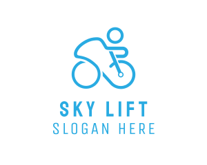 Bicycle Bike Cyclist logo design