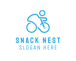 Bicycle Bike Cyclist logo design