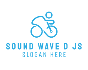 Bicycle Bike Cyclist logo design