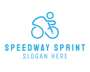 Bicycle Bike Cyclist logo design