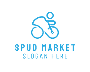 Bicycle Bike Cyclist logo design