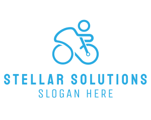 Bicycle Bike Cyclist logo design