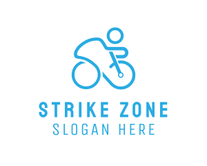 Bicycle Bike Cyclist logo design