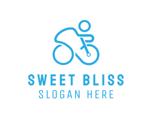 Bicycle Bike Cyclist logo design