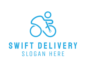 Bicycle Bike Cyclist logo design