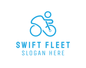 Bicycle Bike Cyclist logo design