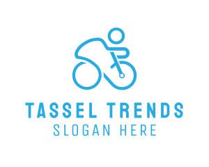 Bicycle Bike Cyclist logo design