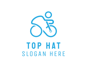 Bicycle Bike Cyclist logo design