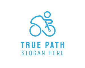 Bicycle Bike Cyclist logo design