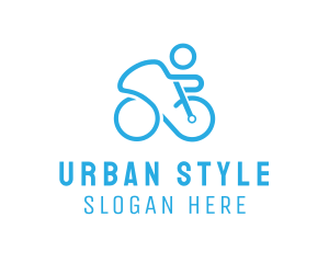 Bicycle Bike Cyclist logo design