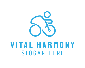 Bicycle Bike Cyclist logo design