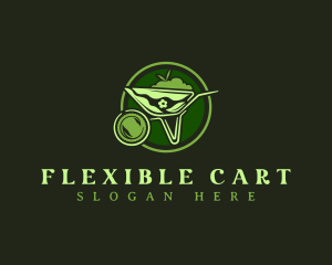 Wheelbarrow Garden Equipment logo design