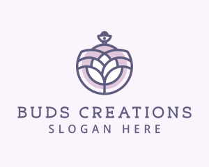 Flower Bud Parfum logo design