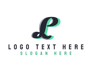 Vintage Studio Letter L logo