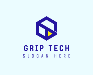 Cube Tech Startup logo design