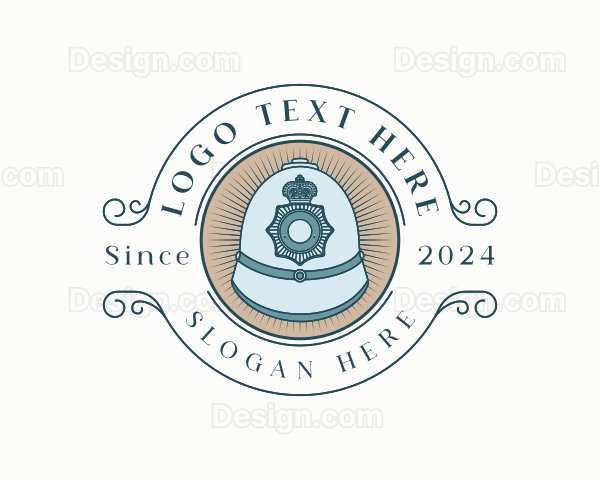 British Police Cap Uniform Logo