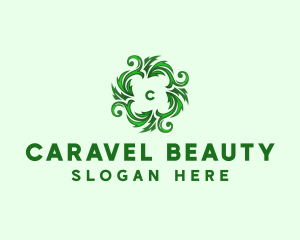 Botanical Herbal Leaf logo design