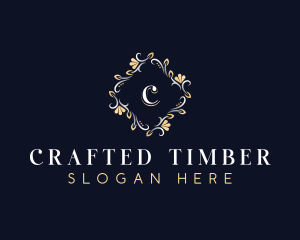 Luxury Flower Jewelry logo design