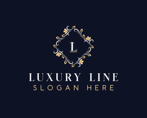 Luxury Flower Jewelry logo design