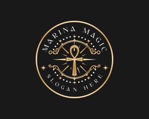 Mystical Ankh Relic logo design