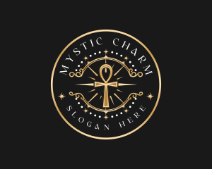 Mystical Ankh Relic logo design