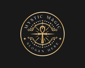 Mystical Ankh Relic logo design